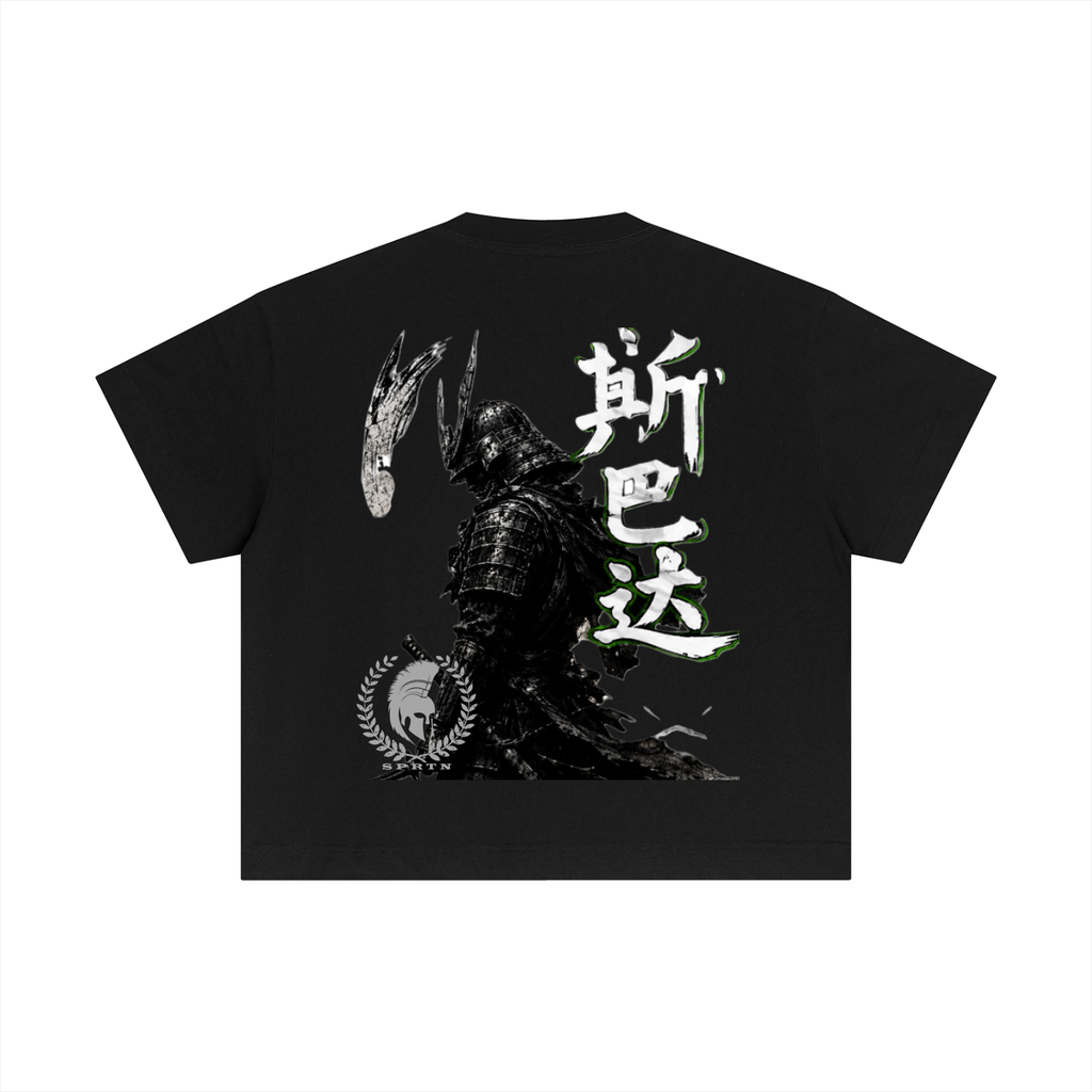 Samurai Cotton Boxy Graphic T-Shirt
