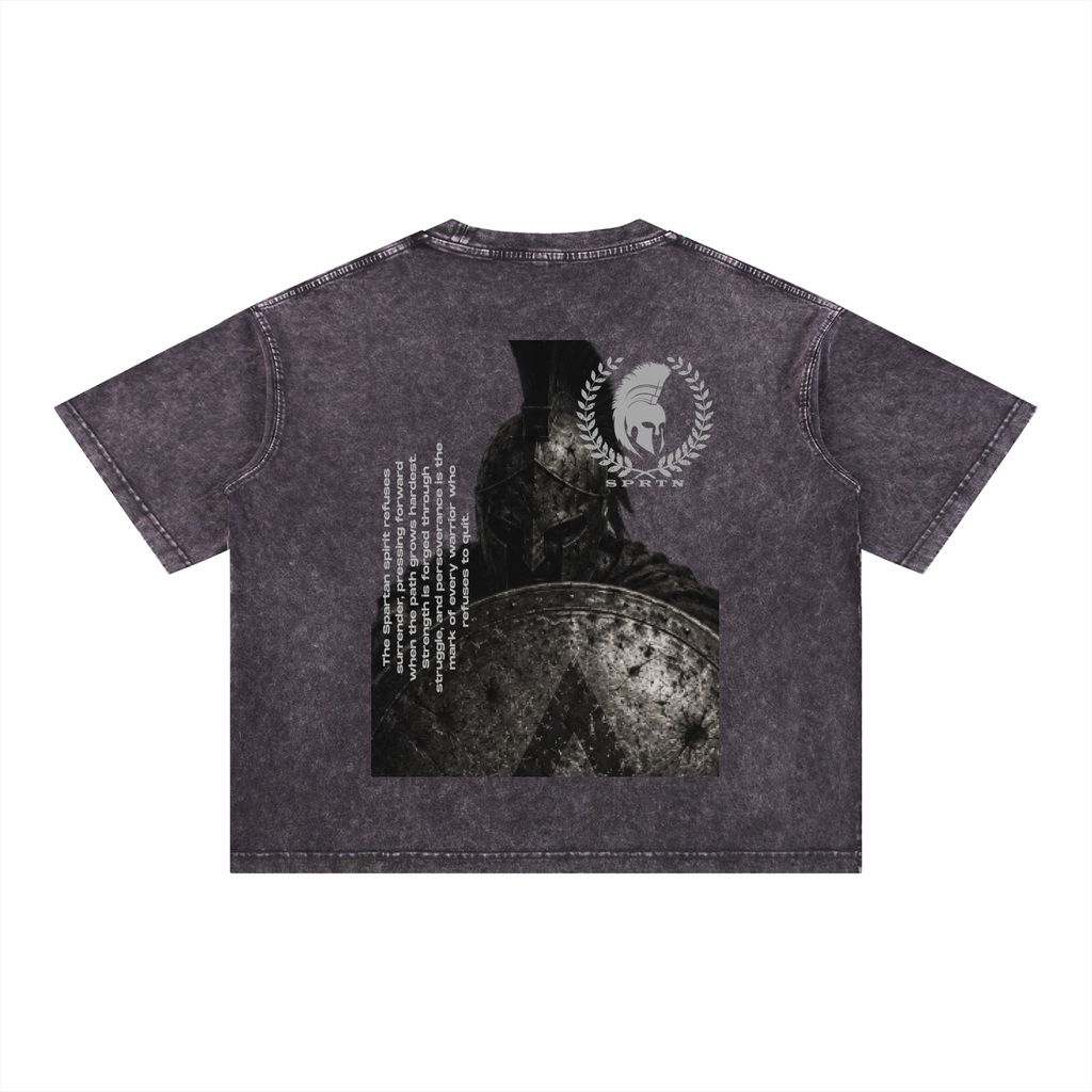 SPRTN BFW Graphic Mineral Wash Boxy Cotton T-Shirt