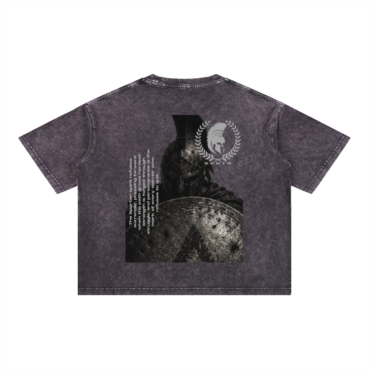 SPRTN BFW Graphic Mineral Wash Boxy Cotton T-Shirt