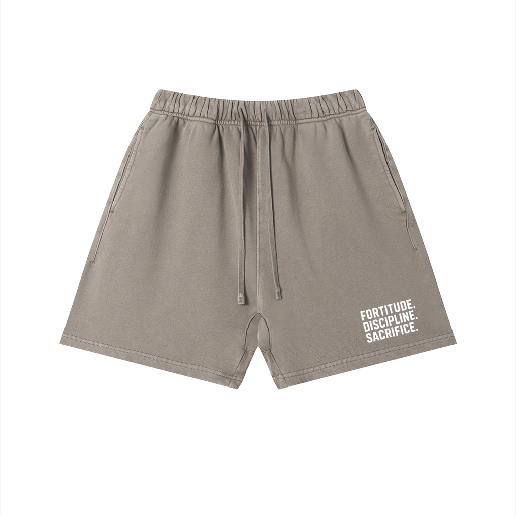 Inspirational Vintage Wash Cotton Shorts