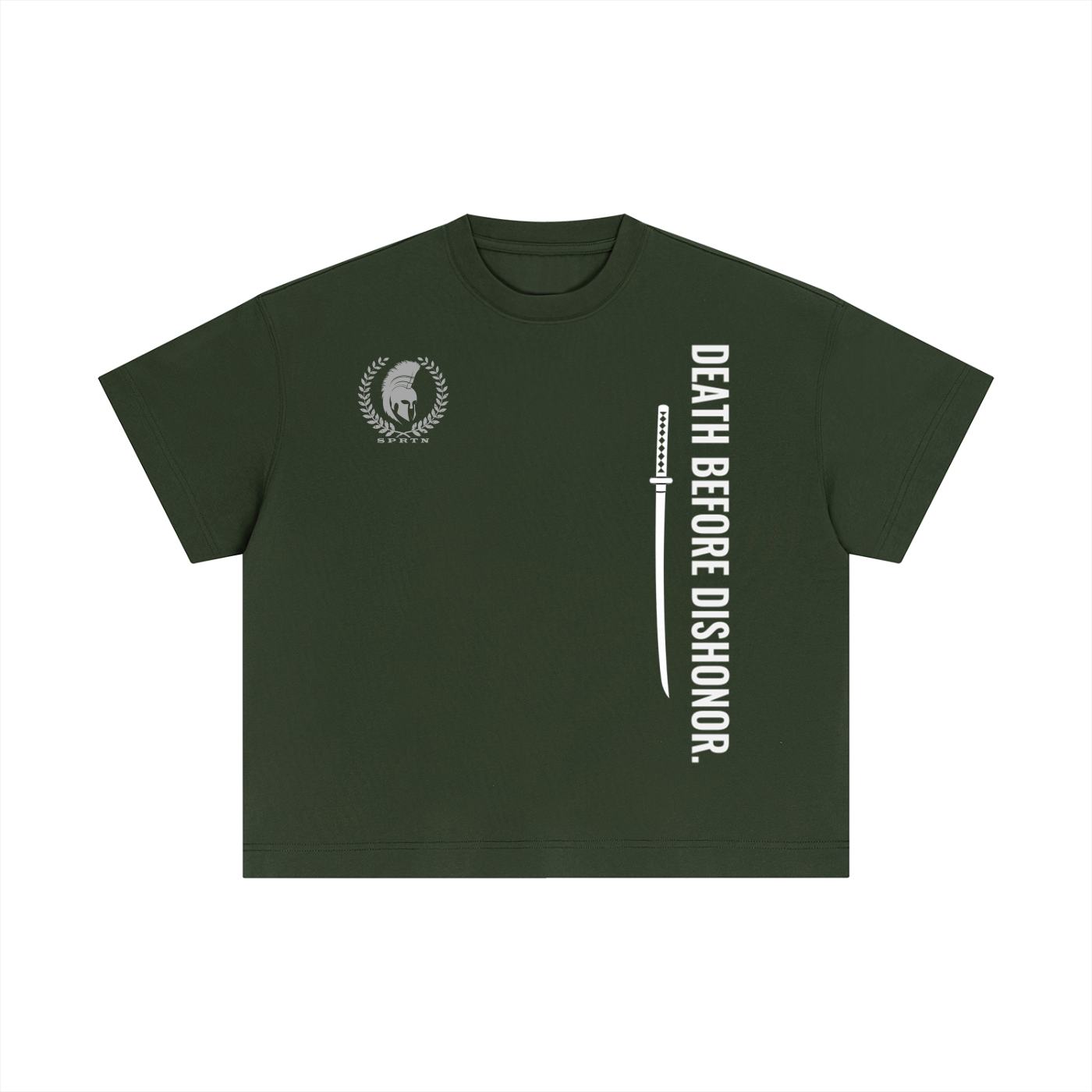 Samurai Cotton Boxy Graphic T-Shirt
